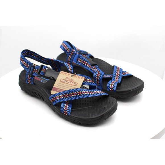 Skechers Shoes - Skechers Women's Reggae-Ribbons-Open Toe Slingback Sandal